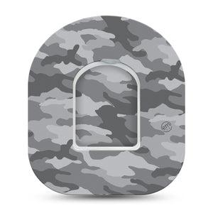 ExpressionMed Gray Camo Pod Tape with center sticker