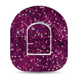 ExpressionMed Pink Sequins Pod Tape with center sticker
