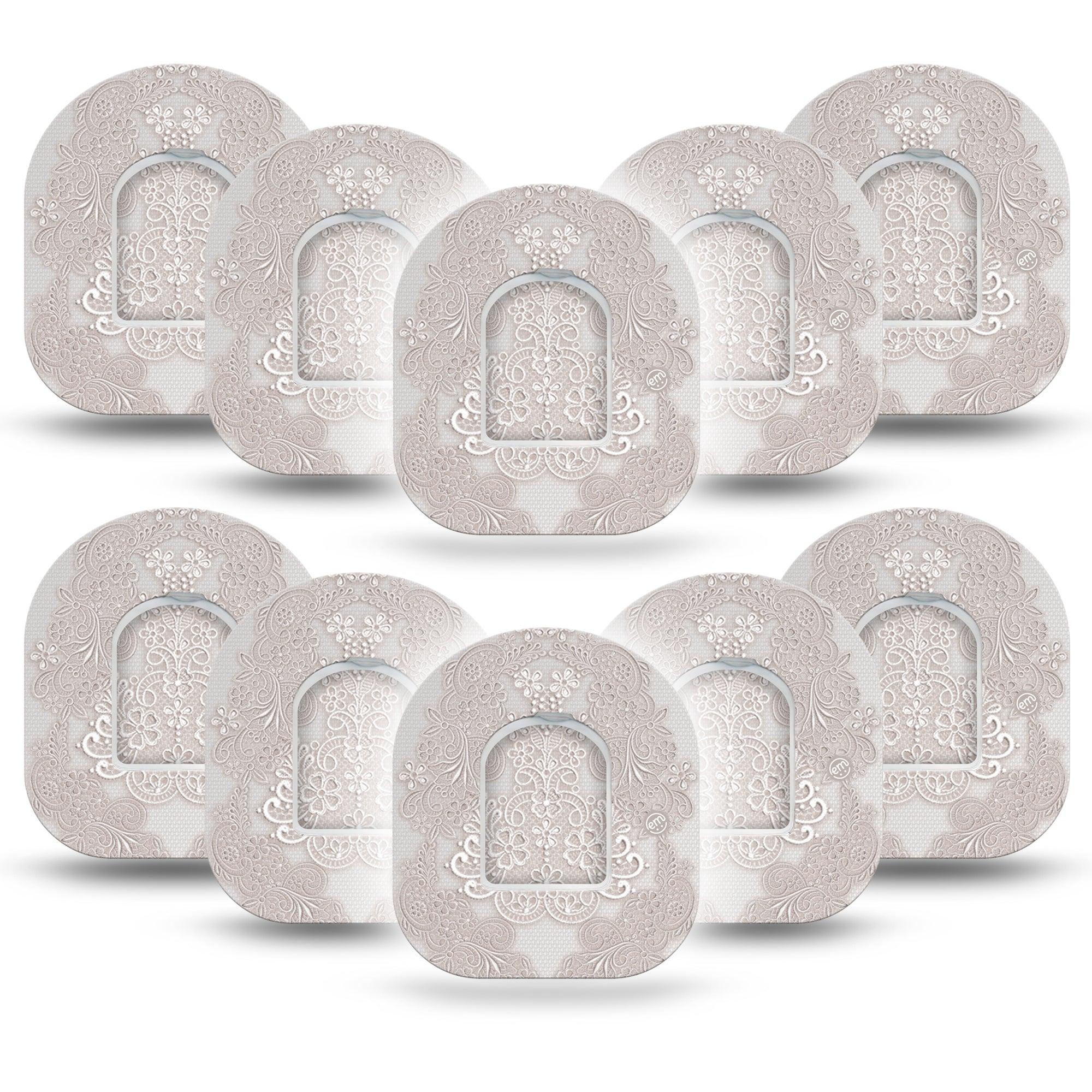 ExpressionMed Vintage Lace Pod 10-Pack Tapes and 10-Pack Stickers