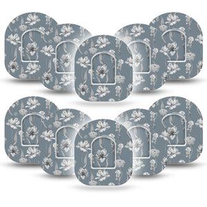 ExpressionMed Muted Petals Pod Tapes 10-pack with center stickers