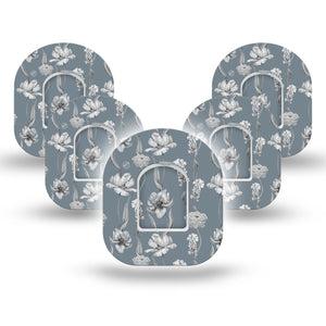 ExpressionMed Muted Petals Pod Tapes 5-pack with center stickers