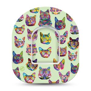 Cat Party Pod Tape with center sticker