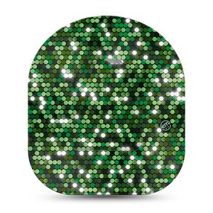 Green Glam Pod Center Sticker