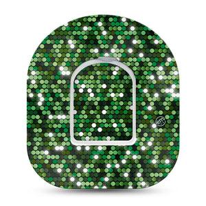 ExpressionMed Green Glam Pod Tape Single Tape and Sticker
