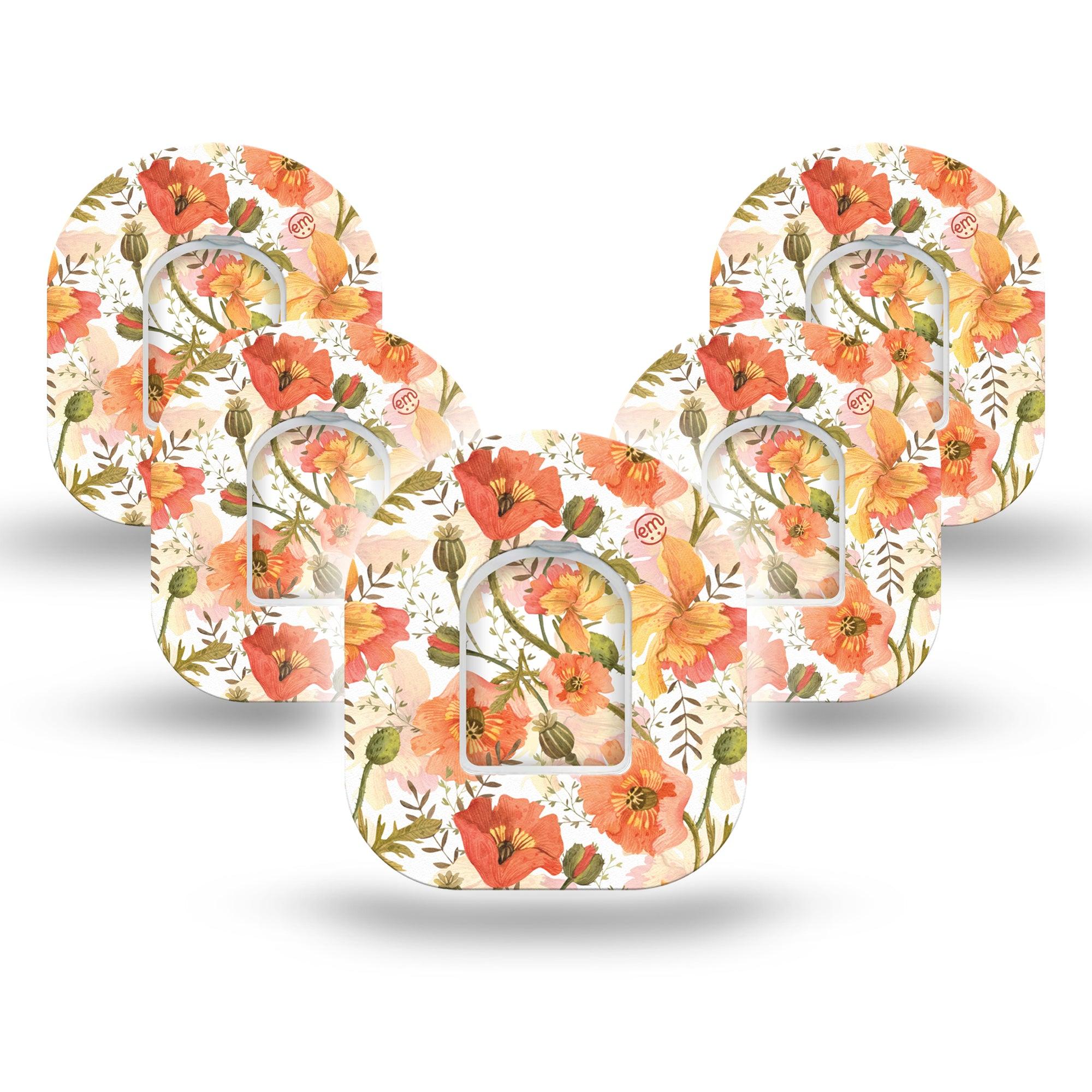 ExpressionMed Peachy Blooms Pod Tape 5-Pack Tapes and Stickers