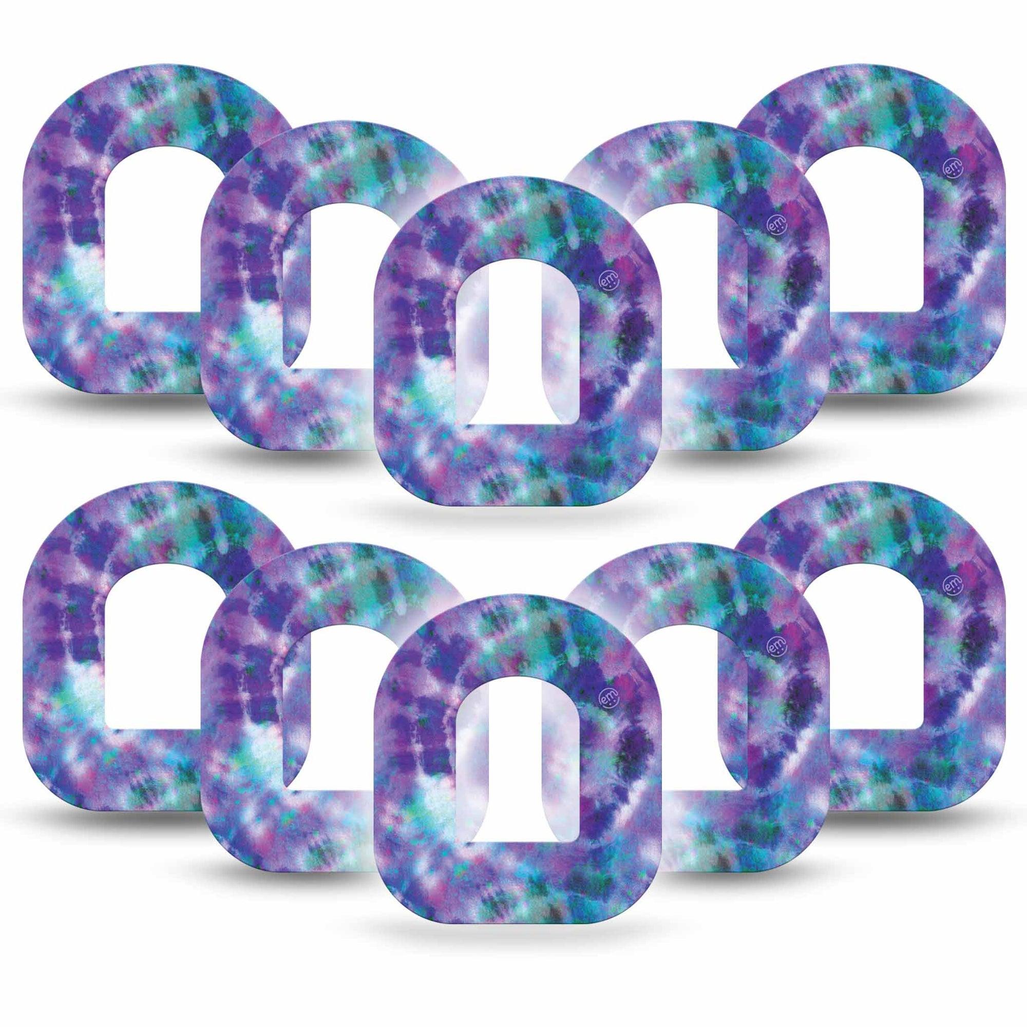 ExpressionMed Purple Tie Dye OmniPod Tape 10-Pack