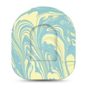 ExpressionMed Mixed Playdough Pod Full Wrap Sticker Single with Matching Omnipod Patch Sticker yellow blue mixed playdoh Decorative Decal Pump design