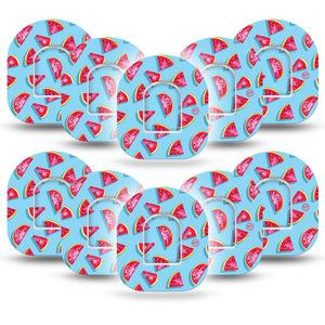 Watermelon Slices Pod Tape 10-Pack with center stickers