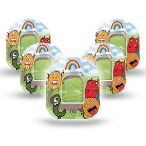 ExpressionMed Monsters Pod Tapes 5-Pack Stickers and 5-Pack Tapes