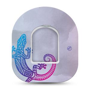 ExpressionMed pink lizard for girls pod patch Single Tape and Sticker