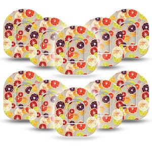 Citrus Slices OmniPod Tapes 10-Pack Tape and 10-Pack Sticker