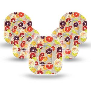 Citrus Slices OmniPod Tapes 5-Pack Tape and Sticker
