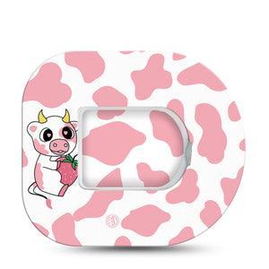 Strawberry Cow Pod Patch Single Tape and Sticker