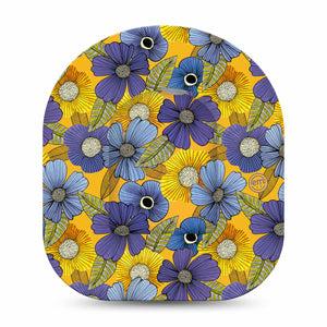 ExpressionMed Charming Blooms Pod Sticker with Matching tape Blue and Orange Florals Pump Vinyl Design