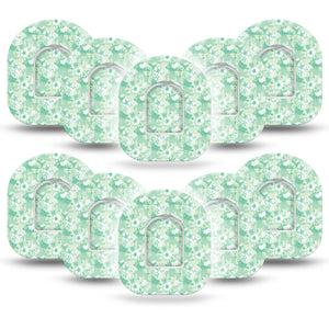 Airy Florals Pod 10-Pack Tapes with center stickers