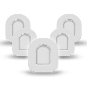 ExpressionMed White Pod Mini Tape 5-Pack, Standard Adhesive Tape Pump Design with Center Stickers