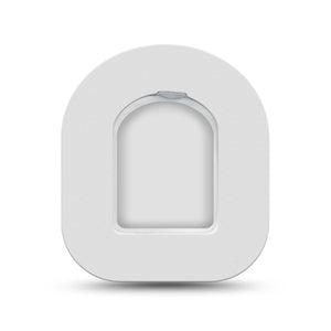 ExpressionMed White Pod Mini Tape Single, Plain Adhesive Tape Pump Design with Center Sticker