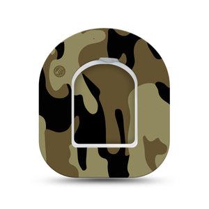ExpressionMed Camo Pod Mini Tape Single Sticker and Single Tape, Hunting Concealment Plaster Pump Design