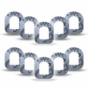 ExpressionMed Dani Pod Mini Tape 10-Pack, Individual Touch Fixing Ring Patch Pump Design