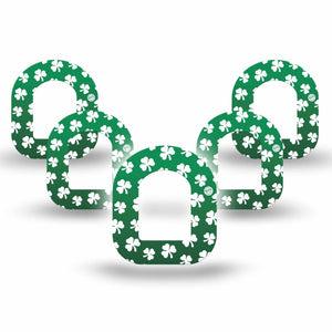ExpressionMed Shamrock Pod Mini Tape 5-Pack, Lucky Charm Overlay Patch Pump Design