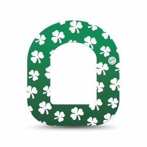 ExpressionMed Shamrock Pod Mini Tape Single, Irish Luck Overlay Patch Pump Design
