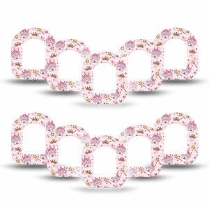ExpressionMed Castles Pod Mini Tape 10-Pack, Fairytale Fortress Fixing Ring Tape Pump Design