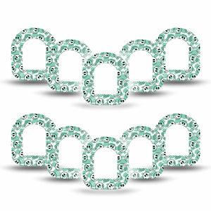 ExpressionMed Happy Cow Print Omnipod Mini Tape, 10-Pack Tape Cheerful Bovine, Adhesive Tape Pump Design