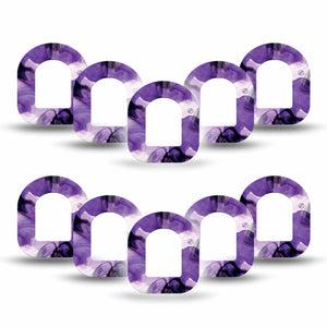ExpressionMed Purple Storm Pod Mini Tape 10-Pack, Lavender Lightning Fixing Ring Patch Pump Design
