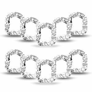 ExpressionMed Swift Omnipod Mini Tape 10-Pack Taylor Swift Lyric Inspired References Adhesive Tape Pump Design