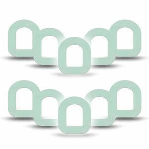 ExpressionMed Mint Green Omnipod Tape, 10-Pack Tape Bright Green Color, Adhesive Patch Pump Design