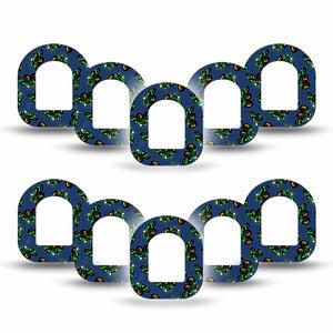 ExpressionMed Tractors Omnipod Mini Tape, 10-Pack Tape Kids Tractor Print, Adhesive Tape Pump Design