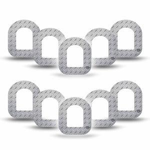ExpressionMed Grid Iron Pod Mini Tape 10-Pack, Athletic Design Adhesive Tape Pump Design