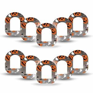 ExpressionMed Halloweeny Pod Mini Tape 5-Pack, Trick-or-Treat Excitement Adhesive Patch Pump Design