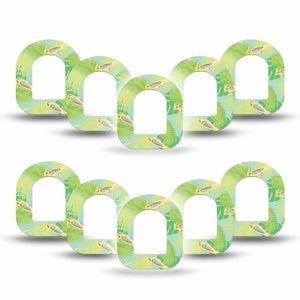 ExpressionMed Cockatiels Pod Mini Tape 10-Pack, Feathered Friends Adhesive Tape Pump Design