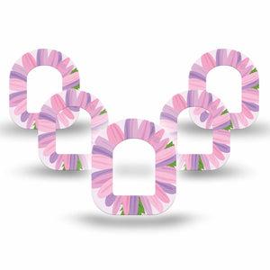 ExpressionMed Daisy Pod Mini Tape 5-Pack, Cheerful Bloom Adhesive Patch Pump Design