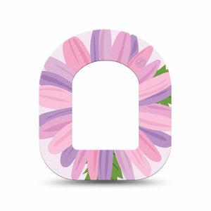 ExpressionMed Daisy Pod Mini Tape Single, Simple Flower Adhesive Patch Pump Design