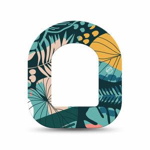 ExpressionMed Jungle Tropics Pod Mini Tape Single, Exotic Foliage Adhesive Tape Pump Design