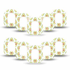 ExpressionMed Toastless Avocado Pod Mini Tape 10-Pack Tapes, Avocado Toast Alternative Adhesive Tape Pump Design