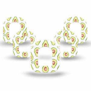 ExpressionMed Toastless Avocado Pod Mini Tape 5-Pack, Guac Obsession Plaster Pump Design
