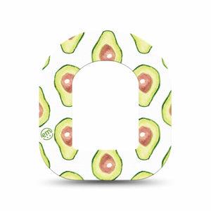 ExpressionMed Toastless Avocado Pod Mini Tape Single, Avocado Lover Plaster Pump Design