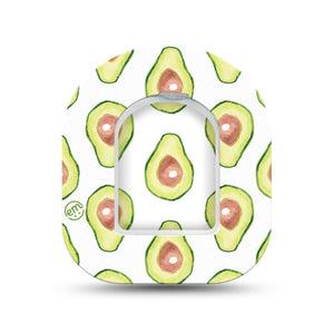 ExpressionMed Toastless Avocado Pod Mini Tape Single Sticker and Single Tape, Healthy Snack Adhesive Tape Pump Design