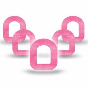 ExpressionMed Pink Horizon Pod Mini Tape 5-Pack, Blush Sunset Adhesive Tape Pump Design