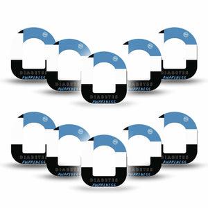 ExpressionMed Diabetes Awareness Pod Mini Tape 10 Tapes, Disease Awareness Adhesive Tape Pump Design