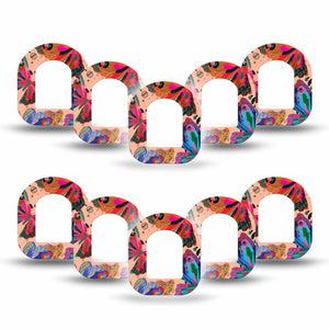 ExpressionMed Butterfly Wings Pod Mini Tape 10-Pack, Delicate Flutter Overlay Patch Pump Design