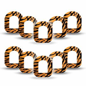 ExpressionMed Tiger Pod Mini Tape 10-Pack, Striped Beauty Patch Pump Design