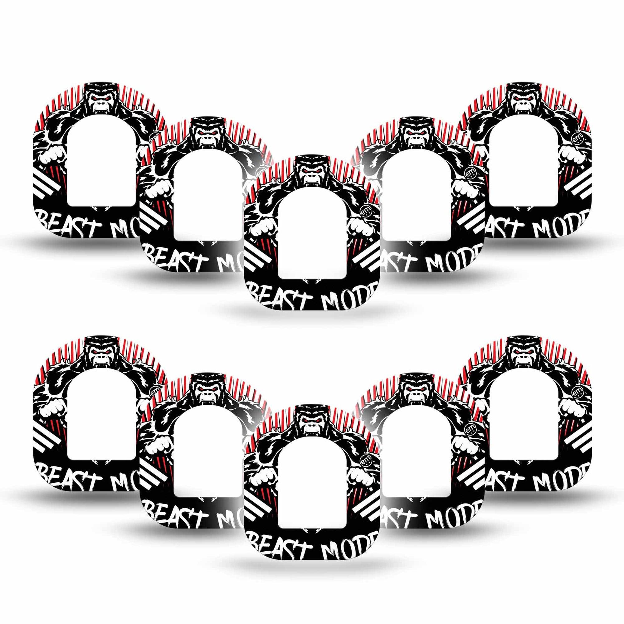 ExpressionMed Beast Mode Pod Mini Tape 10-Pack, Powerful Performance Adhesive Tape Pump Design