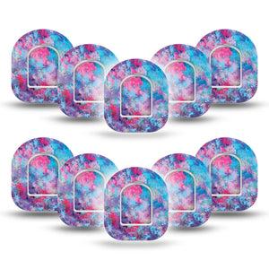 ExpressionMed Ascendant, The Rise Pod Mini Tape 10 Stickers and 10 Tapes, Rising Power Plaster Pump Design
