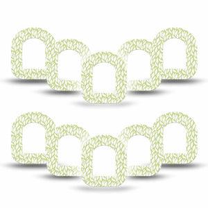 ExpressionMed Sage Greens Pod Mini Tape 10-Pack, Herbal Hues Adhesive Patch Pump Design