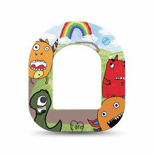 ExpressionMed Monsters Pod Mini Tape Single, Creepy Creatures Fixing Ring Tape Pump Design
