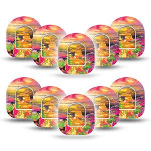 ExpressionMed Fragments from Above Pod Mini Tape 10 Stickers and 10 Tapes, Cosmic Fragments Adhesive Tape Pump Design